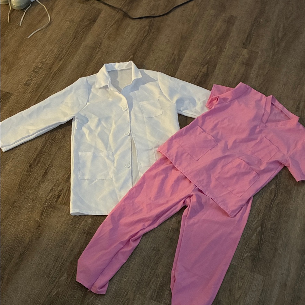 Amazon Kids Doctor Costume Set - White and Pink